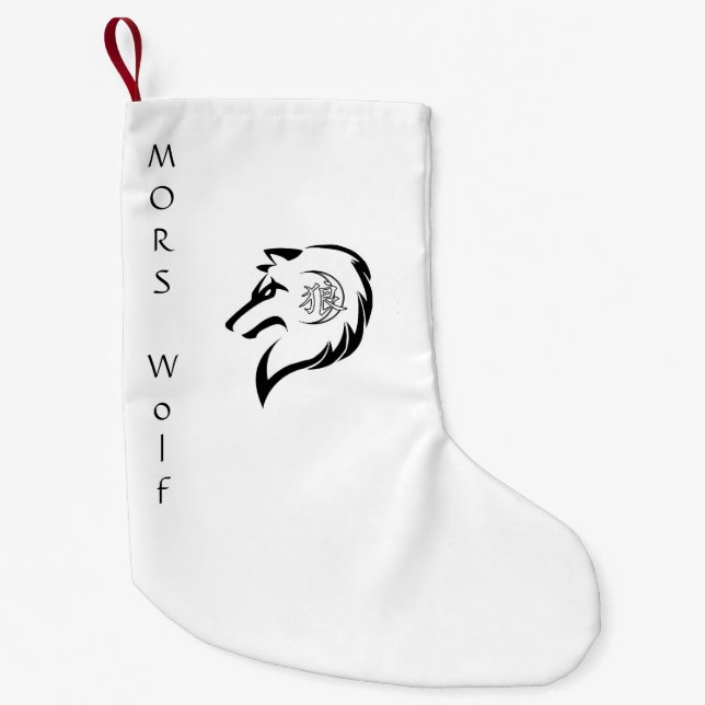 Petite Chaussette De Noël Bas de loup de MORs (Devant)
