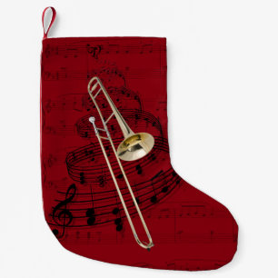 Petite Chaussette De Noël Bas de musique de trombone (tenor)