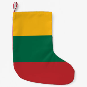 Petite Chaussette De Noël Bas de Noël avec Drapeau de Lituanie