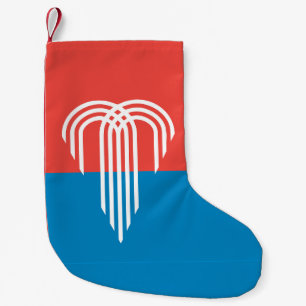 Petite Chaussette De Noël Bas de Noël avec le drapeau de Kansas City