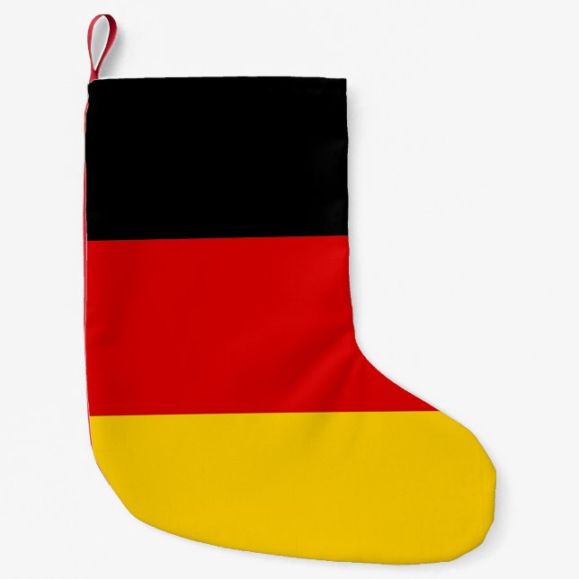 Petite Chaussette De Noël Bas de Noël avec le drapeau de l'Allemagne (Devant)