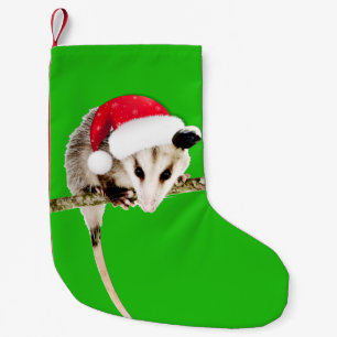 Petite Chaussette De Noël Bas de Noël d'opossum