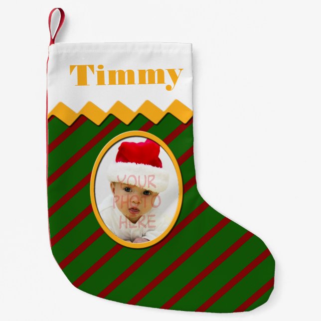 Petite Chaussette De Noël Bas de photo (Devant)