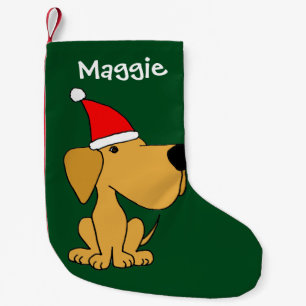 Petite Chaussette De Noël Bas drôle de Noël de labrador retriever