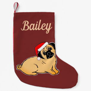 Petite Chaussette De Noël Bas fait sur commande de Noël de carlin de Père