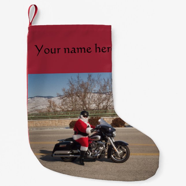Petite Chaussette De Noël Bas personnalisable de Noël du père noël de (Devant)