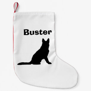 Petite Chaussette De Noël Bas personnalisé de berger allemand