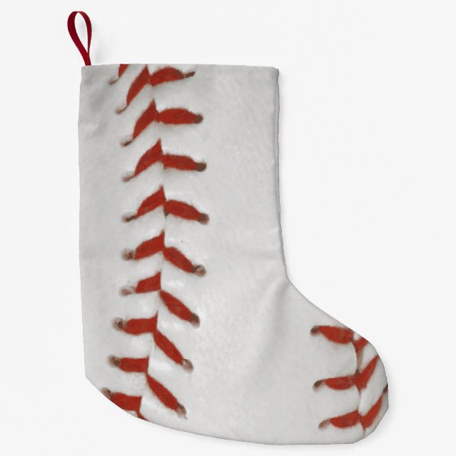 Petite Chaussette De Noël Base-ball Print Pattern (Devant)