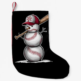 Petite Chaussette De Noël Baseball Snowman Balls Neige Noël Noël Noël cadeau