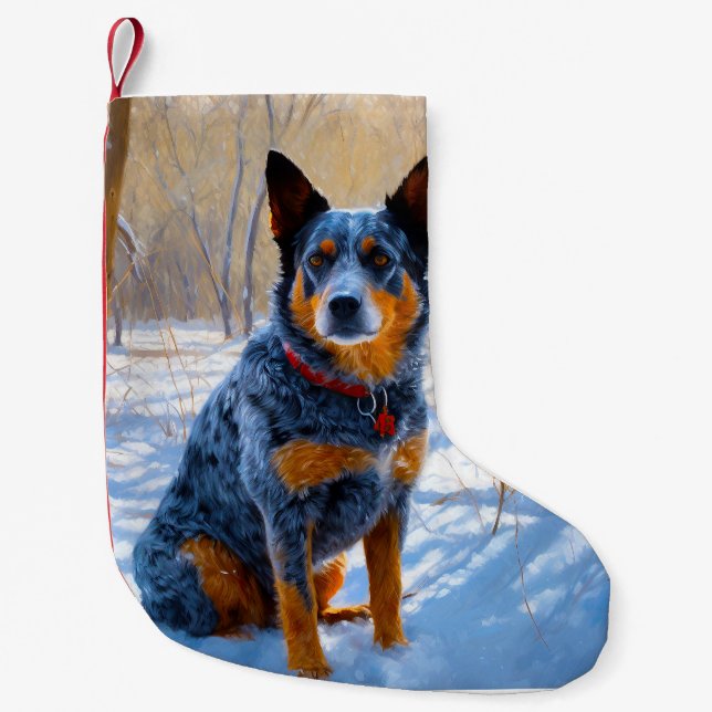 Petite Chaussette De Noël Bateau Australien Laisser neiger Noël (Devant)