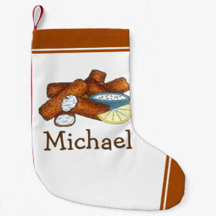 Petite Chaussette De Noël Bâtonnets de poisson Bâtonnets de poisson Doigts d