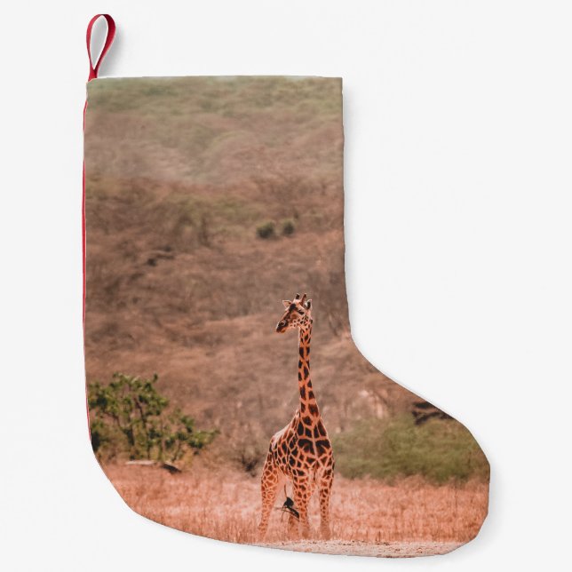 PETITE CHAUSSETTE DE NOËL BEAU GIRAFFE (Devant)