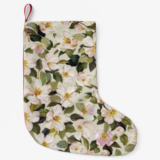 Petite Chaussette De Noël Belle floraison printanière aux branches fleuries