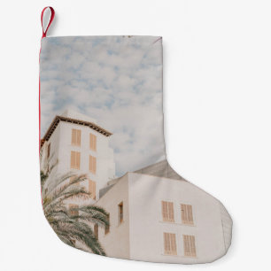 PETITE CHAUSSETTE DE NOËL BELLES IMMEUBLES DE LA VILLE VINTAGE