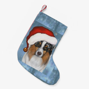 Petite Chaussette De Noël Berger australien Père Noël
