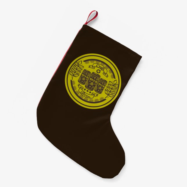 Petite Chaussette De Noël Bière artisanale - Boîtes à bière (Devant (Accrochage))