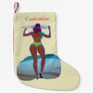 Petite Chaussette De Noël Bikini Booty Beach Girl Thunder_Cove