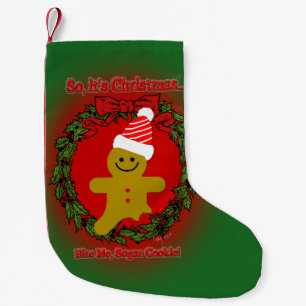 Petite Chaussette De Noël Bite-moi, biscuit à sucre
