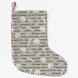 Petite Chaussette De Noël BITUB Motif (Croyez en l'incroyable)