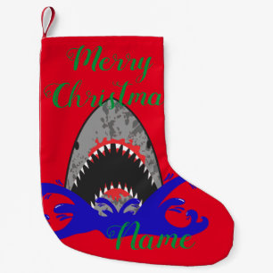 Petite Chaussette De Noël Bloody Shark Jaws Thunder_Cove