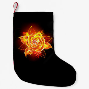 Petite Chaussette De Noël Blooming Fire Rose