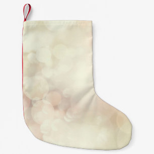 Petite Chaussette De Noël Bokeh white background texture