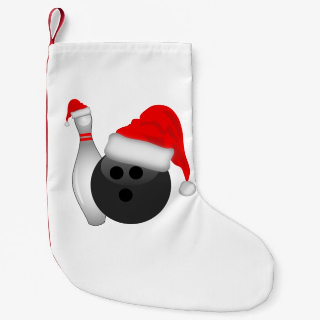 Petite Chaussette De Noël Boule de Noël et épingle (Devant)
