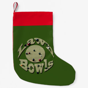 Petite Chaussette De Noël Boules de pelouse circulaires Nom Conception,