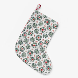 Petite Chaussette De Noël Branches de Noël