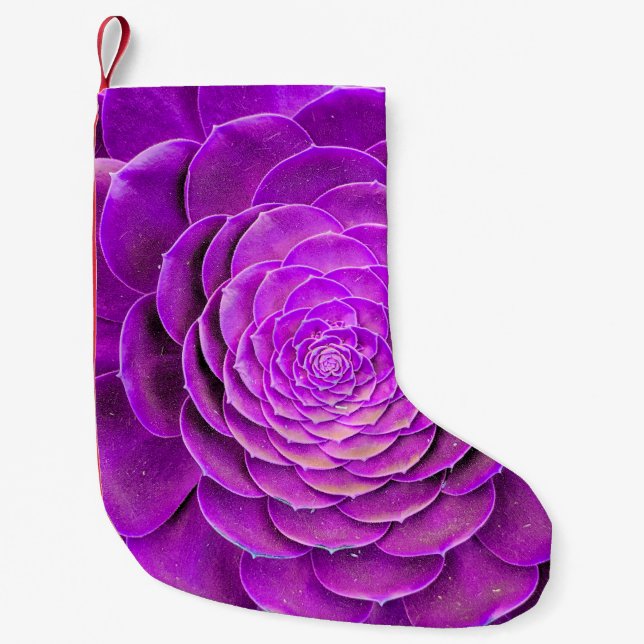 Petite Chaussette De Noël Cactus Blossom : Conception Mariage romantique (Devant)