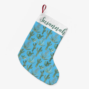 Petite Chaussette De Noël Cactus Succulents Motif du Saguaro