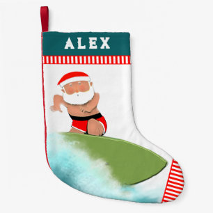 Petite Chaussette De Noël Cadeau de vacances de surf