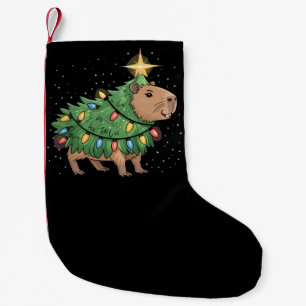 Petite Chaussette De Noël Cadeaux de Noël Capybara Capy Arbre de Noël drôle