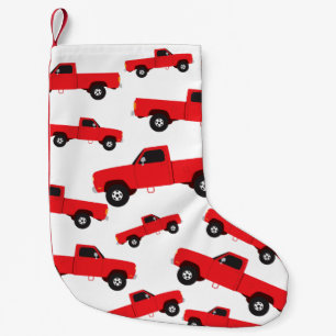 Petite Chaussette De Noël Camions de transport de camionnettes