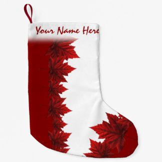 Petite Chaussette De Noël Canada Stocker Canada Maple Leaf Noël Sock