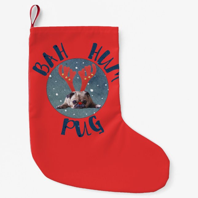 Petite Chaussette De Noël Carlin de bourdonnement de Bah ! Bas de Noël (Devant)