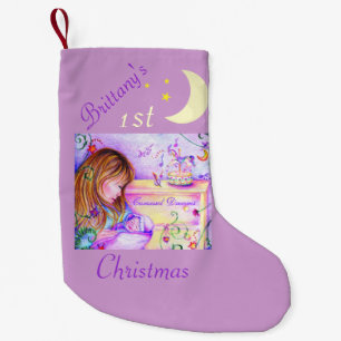 Petite Chaussette De Noël Carousel Dreams 1er Noël Stocker