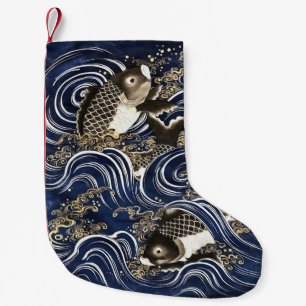 Petite Chaussette De Noël Carpes japonaises Noël Stocking