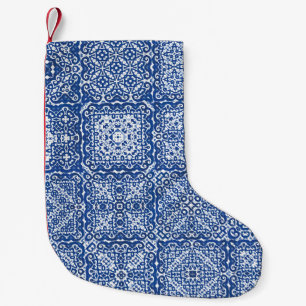 Petite Chaussette De Noël Carreaux en azulejos décoratifs en céramique. de c