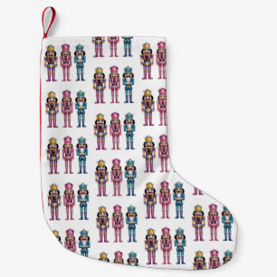 Petite Chaussette De Noël Casse-noisette à paillettes Noël Famille Prépa Xma