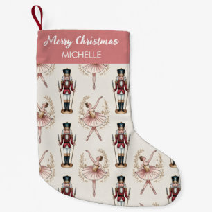 Petite Chaussette De Noël Casse-noisette et ballerine personnalisés de Noël 