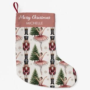 Petite Chaussette De Noël Casse-noisette et ballerine personnalisés de Noël
