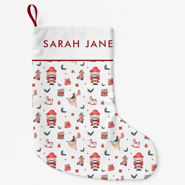 Petite Chaussette De Noël Casse-noisettes de Noël (Devant)