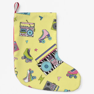 Petite Chaussette De Noël cassette vintage, roulettes : rétro