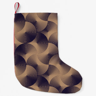Petite Chaussette De Noël Cercles Optiques Illusion : Géométrique sans joint