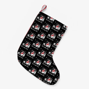 Petite Chaussette De Noël C'est comme ça que je roule drôle de Père Noël en