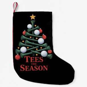 Petite Chaussette De Noël C'est la saison de golf Drôle de Noël Golf Arbre d