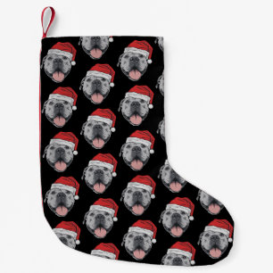 Petite Chaussette De Noël Chapeau de Père Noël Pitbull Noël Xmas Animal de C