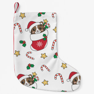 Petite Chaussette De Noël Chat Noël Neige Hiver Animaux Chats