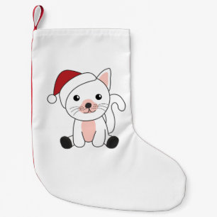 Petite Chaussette De Noël Chat Noël Neige Hiver Animaux Chats Vêtements Adul